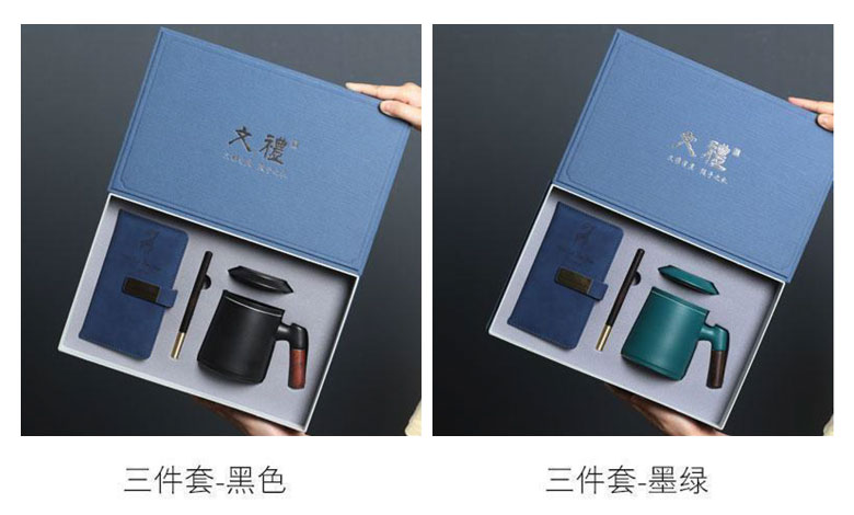 商务礼品定制：商务水杯笔记本套组