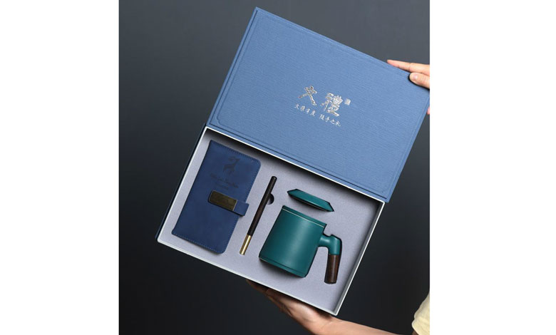 商务礼品定制：商务水杯笔记本套组